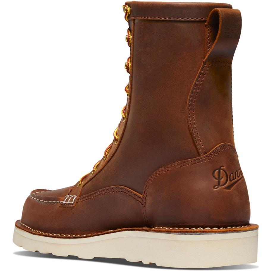 Bull Run Moc Toe 8 Tobacco Steel Toe Danner
