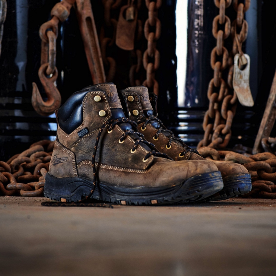 Caliper 6 Brown Aluminum Toe Danner