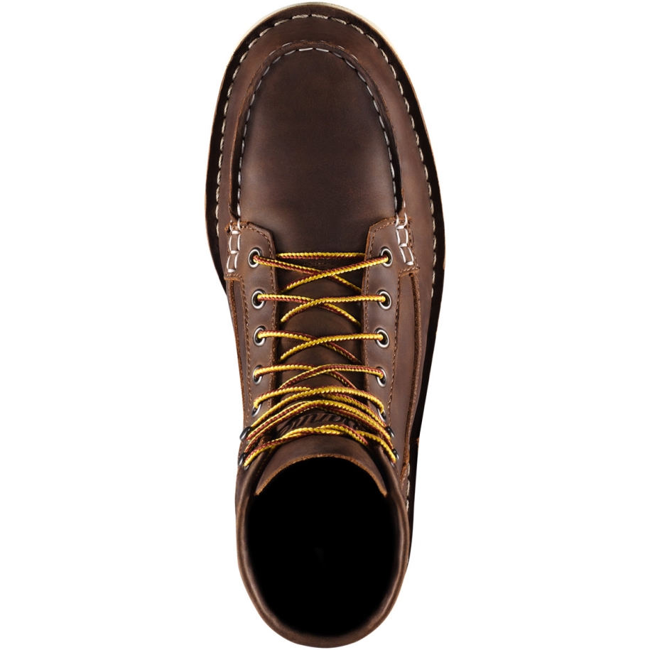 Danner Bull Run Moc Toe 6 Brown Steel Toe
