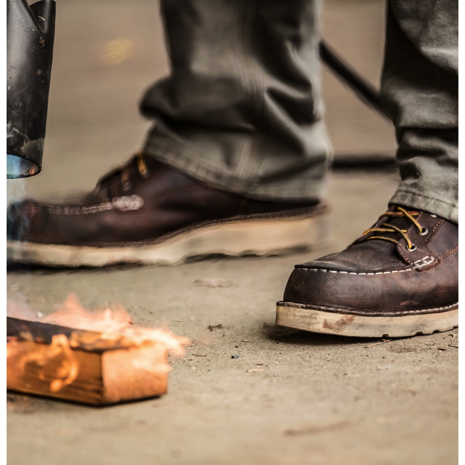 Danner Bull Run Moc Toe 6 Brown Steel Toe