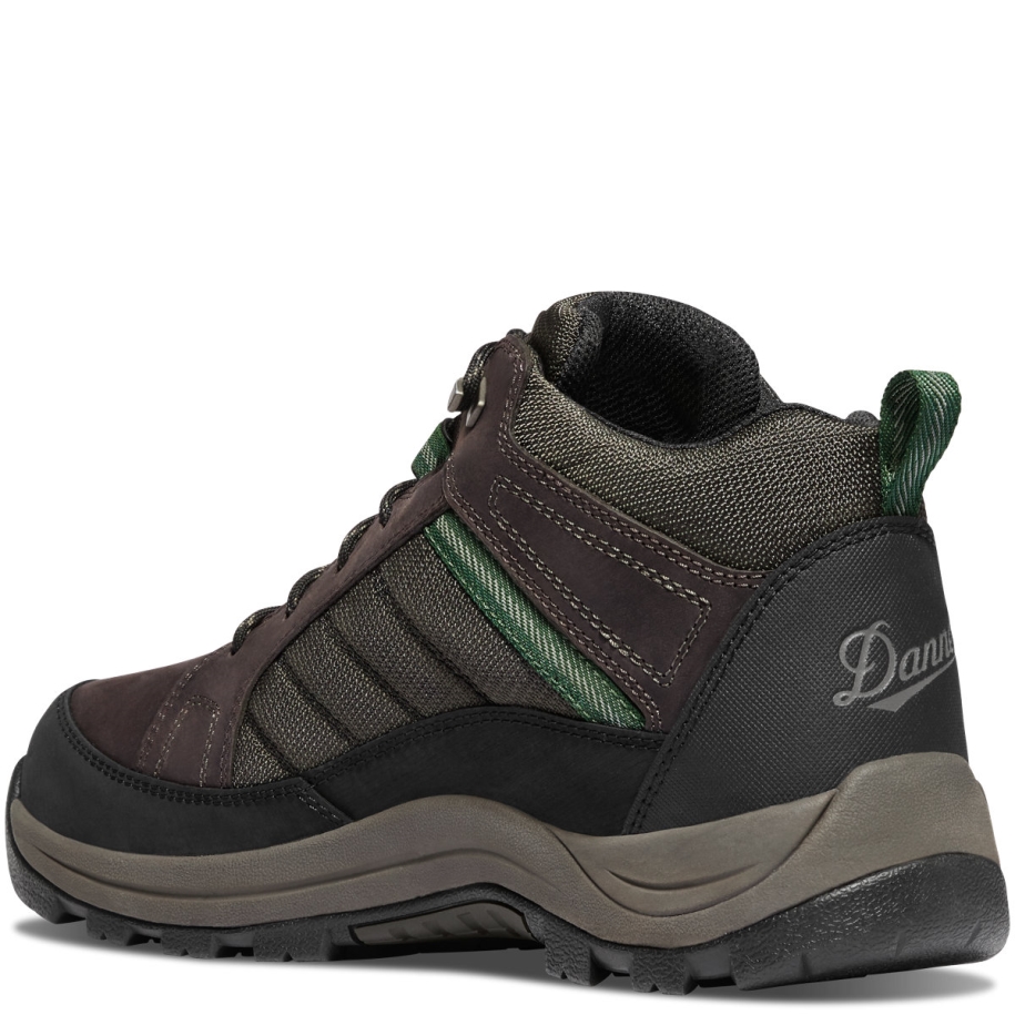 Danner Riverside Brown/Green Steel Toe