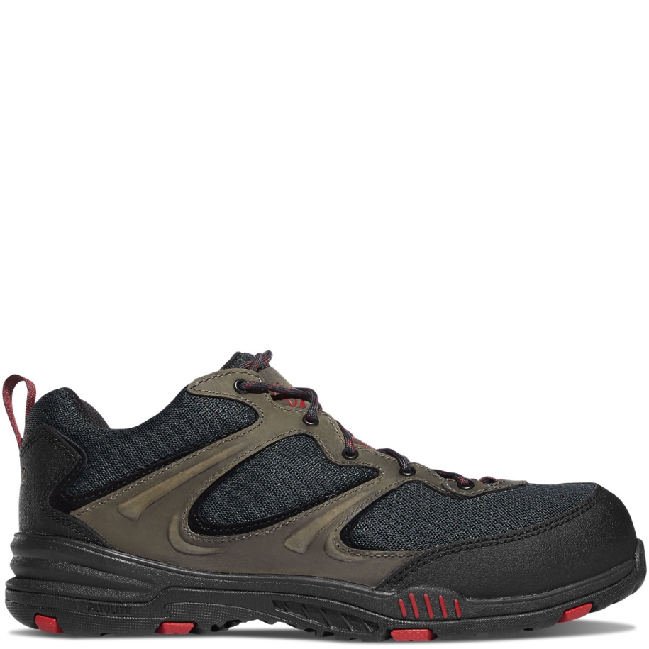 Danner Springfield Low 3 Gray/Red Composite Toe