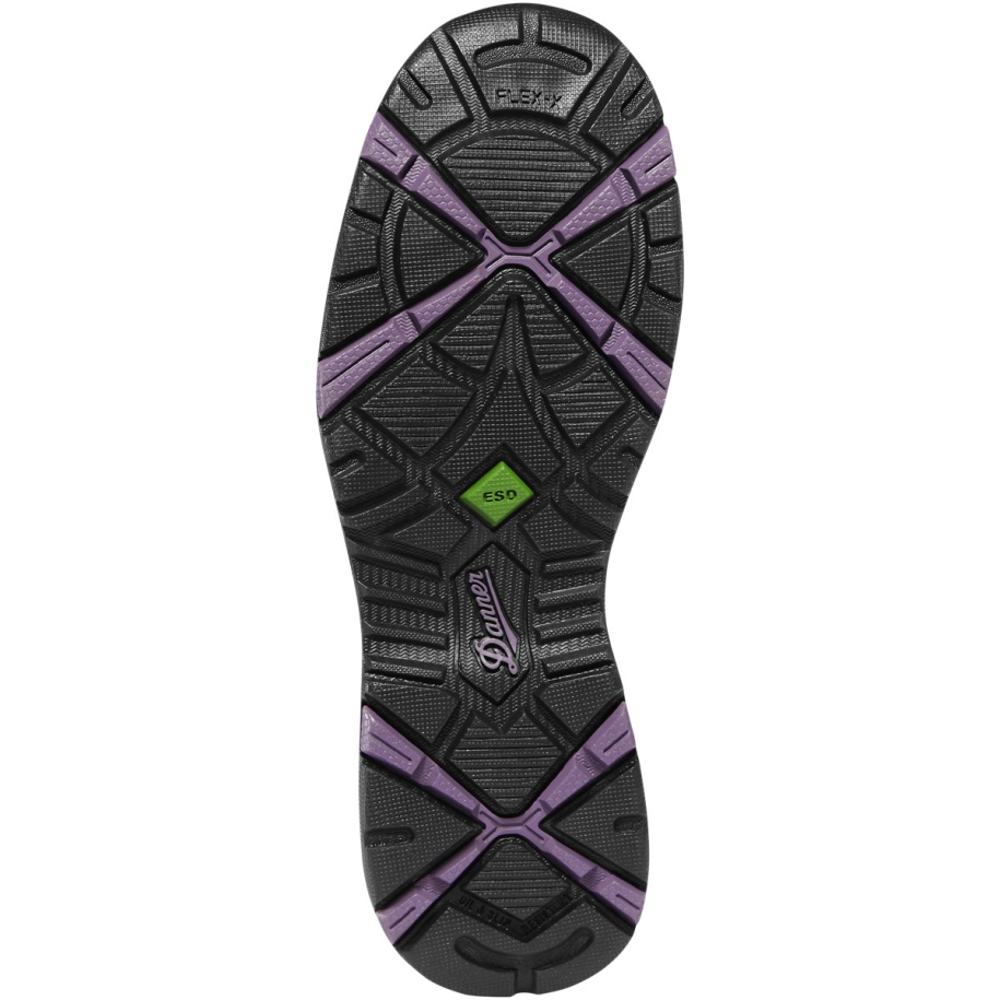 Danner Women's Springfield Low 3 Gray/Purple ESD Composite Toe