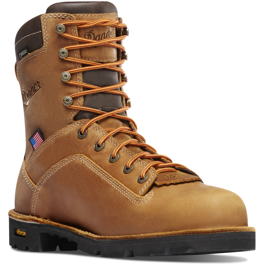 Quarry USA Distressed Brown Alloy Toe Danner
