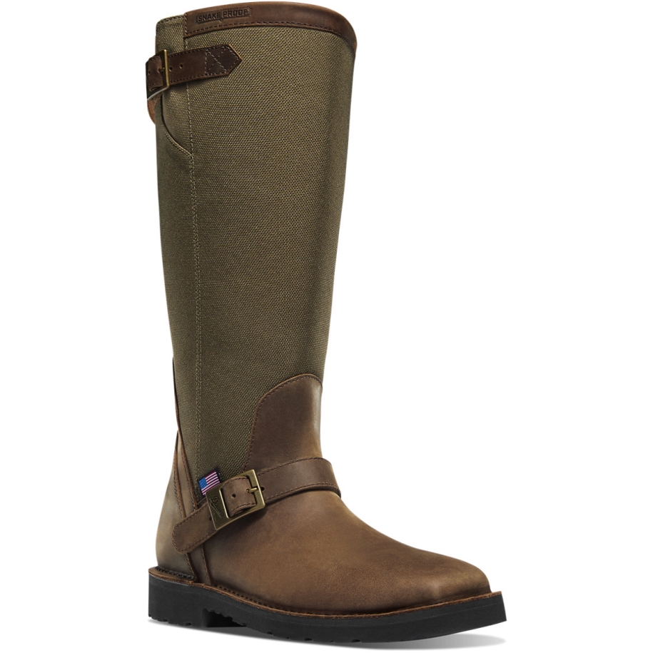 San Angelo Snake Boot1 7 Brown Square Toe Danner