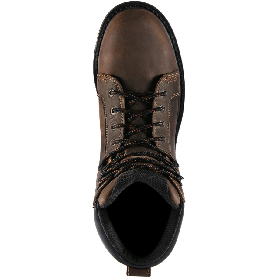 Steel Yard 6 Brown Steel Toe Wedge Hot Danner