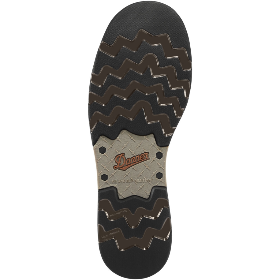 Steel Yard 6 Brown Steel Toe Wedge Hot Danner