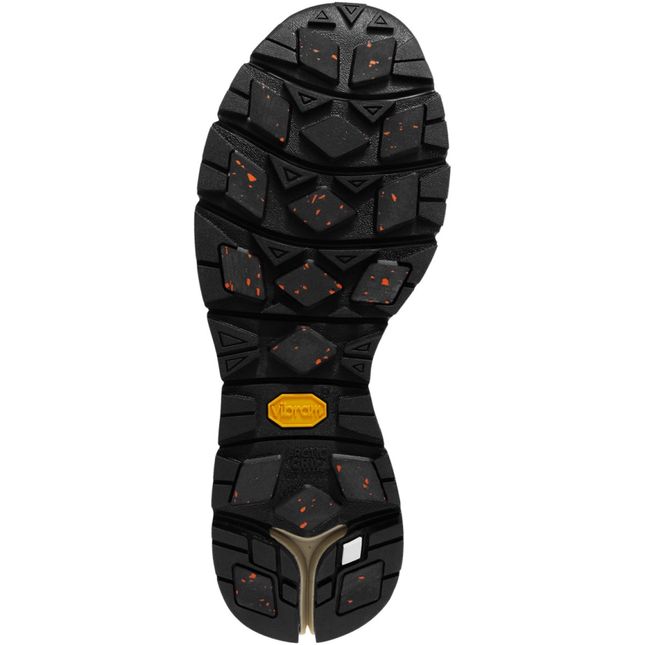 Women's Arctic 600 Side-Zip 7 Driftwood/Yellow 200G Danner