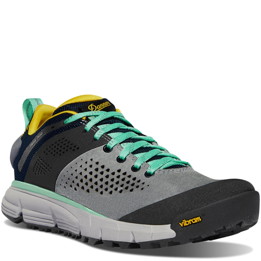Women's Trail 2650 Gray/ Blue/Spectra Yellow Danner